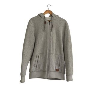 Buffalo David Bitton Men’s Sherpa Lined Full Zip Hoodie XL Gray Outdoor Warm